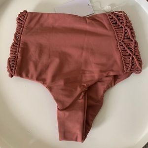 MIKOH Rarotonga bikini bottom in Lychee